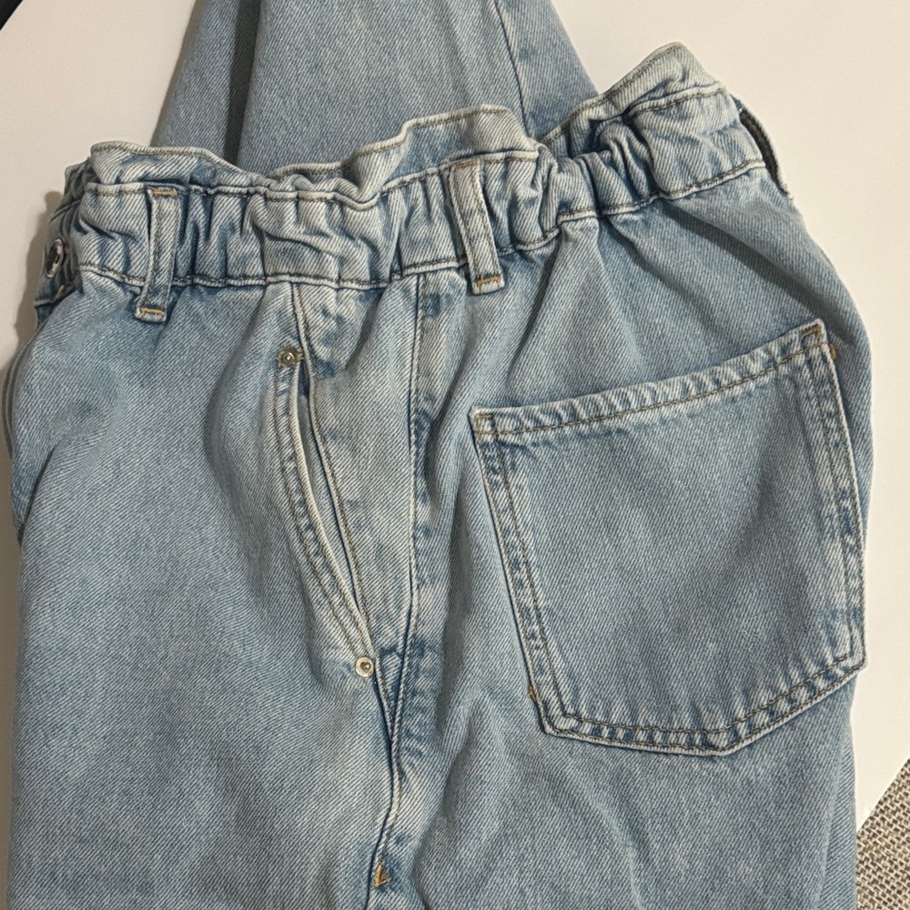 Zara Sky Blue Denim Pants - Picture 3 of 11